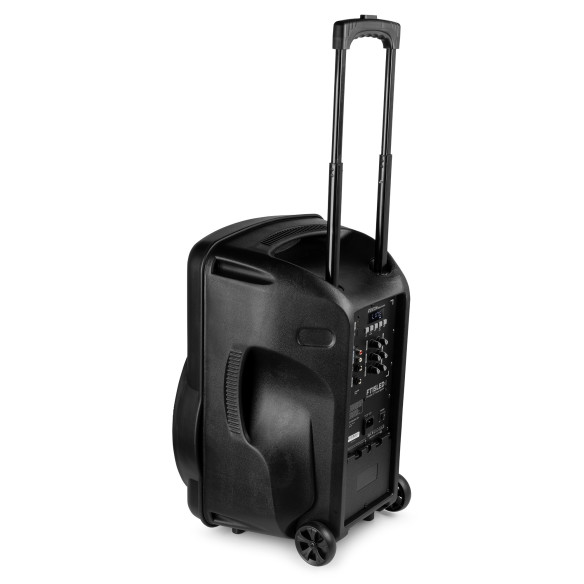 Fenton FT15LED MK2 Altavoz portátil con batería, 15" 800W, Bluetooth y Micrófono UHF