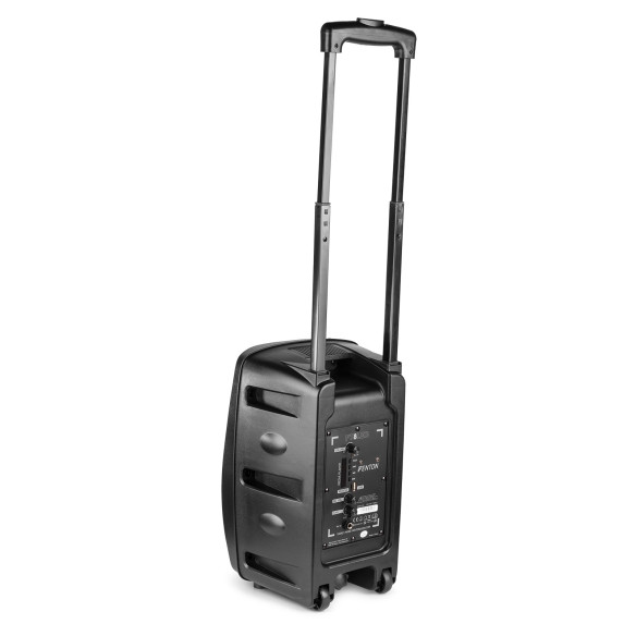 Fenton FT8LED MK2 Altavoz portátil con batería, 8" 300W, Bluetooth y Micrófono