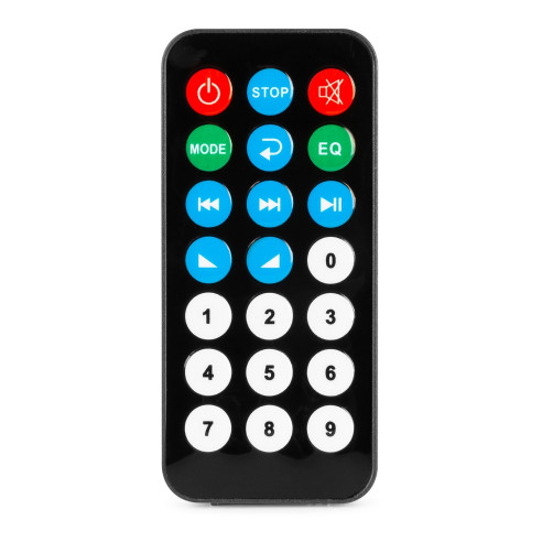 Fenton FT8LED MK2 Altavoz portátil con batería, 8" 300W, Bluetooth y Micrófono