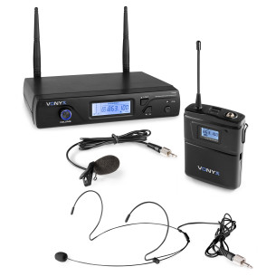 Vonyx WM61B Sistema Inalámbrico UHF 16Ch 2