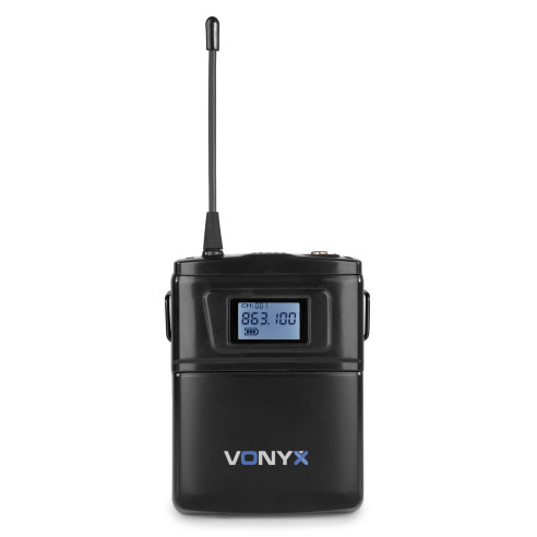 Vonyx WM61B Sistema Inalámbrico Headset UHF 16Ch