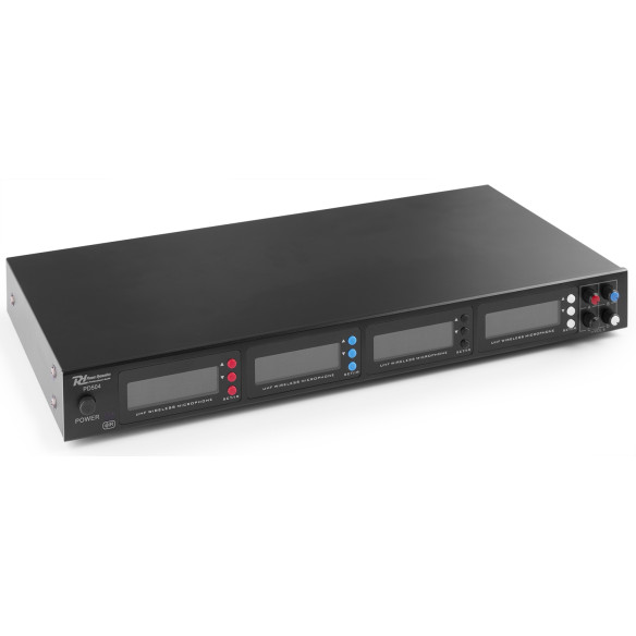 PD504 Sistema Inalámbrico 4 Micros de mano 