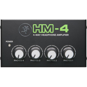 Amplificador estéreo para 4 pares de Auriculares Mackie HM-4.