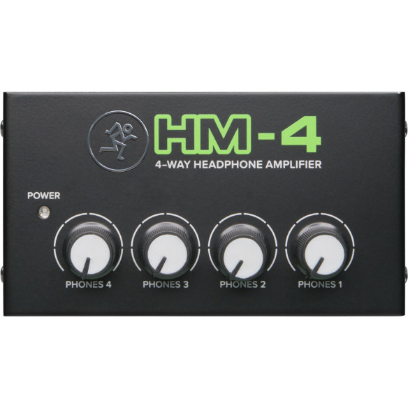 Amplificador estéreo para 4 pares de Auriculares Mackie HM-4. Amplificador estéreo para 4 pares de Auriculares Mackie HM-4.