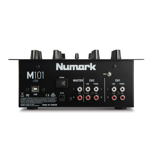 Numark M101 USB Black Mezclador de dos canales con USB