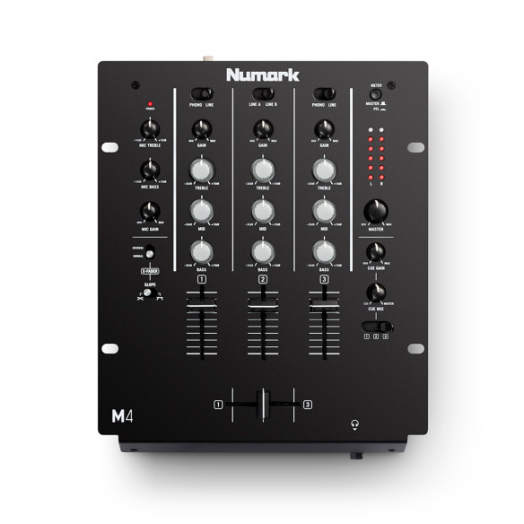 Numark M6 USB Black Mezclador scratch 4 canales