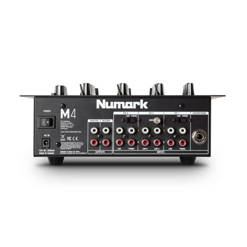 Numark M6 USB Black Mezclador scratch 4 canales