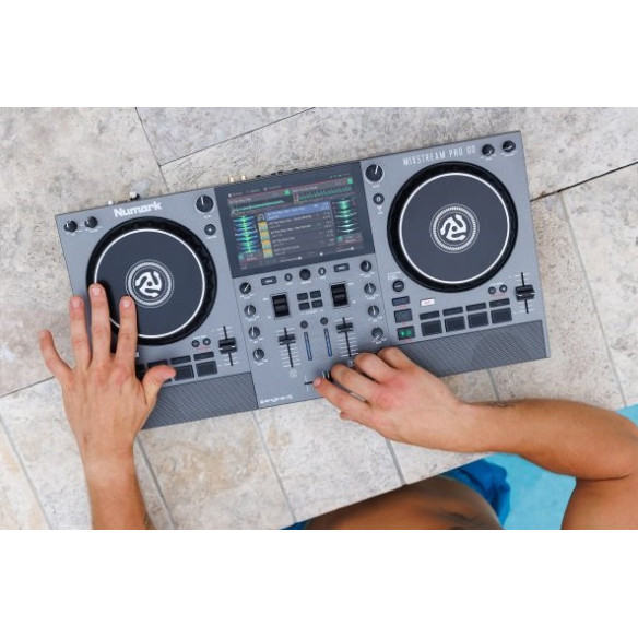 Numark MIXSTREAM PRO GO Controlador DJ autónomo con streaming Wifi