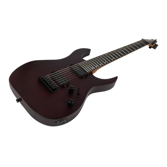 Spira S407-MWR Satin Wine Red Guitarra eléctrica 7 cuerdas
