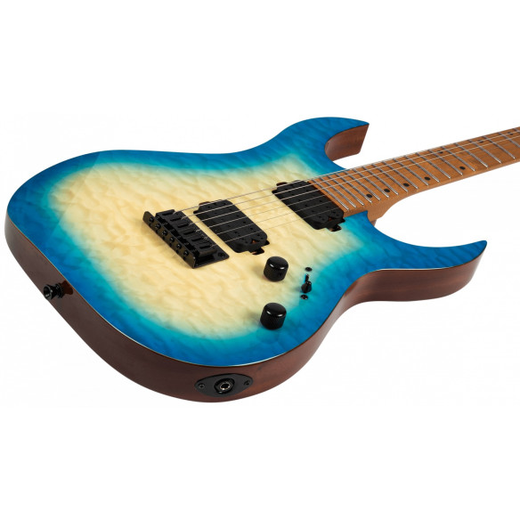 Spira S500-QAB TRANSPARENT AQUA BLUE Guitarra Eléctrica