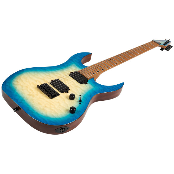Spira S500-QAB TRANSPARENT AQUA BLUE Guitarra Eléctrica