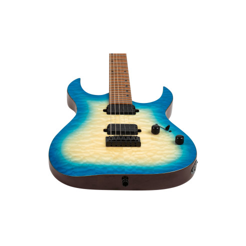 Spira S500-QAB TRANSPARENT AQUA BLUE Guitarra Eléctrica