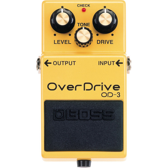 Pedal Boss OD-3 Overdrive, sonido natural  con toneladas de sustain. Pedal Boss OD-3 Overdrive, sonido natural  con toneladas de sustain.