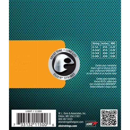 Compra Juego Mandolina Nanoweb 10-34 11500 online | MusicSales