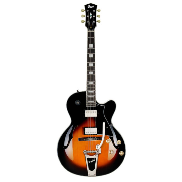 Cort YORKTOWN BV (BIGSBY) WBAG Guitarra eléctrica Semicaja
