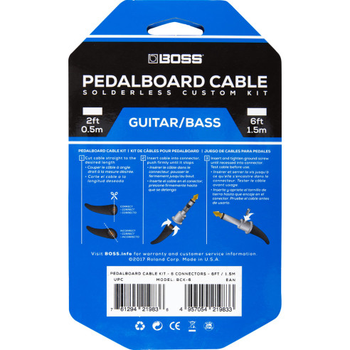 Compra Pedalboard Cable Kit BCK6 online | MusicSales
