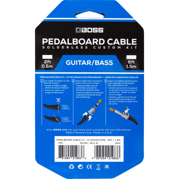 Compra Pedalboard Cable Kit BCK6 online | MusicSales