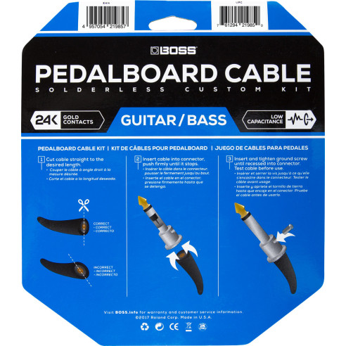 Compra Pedalboard Cable Kit BCK24 online | MusicSales