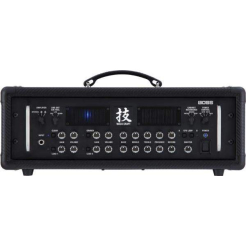 comprar Cabezal para Guitarra BOSS Roland WAZA HEAD con 4 canales, Clean, Crunch, Lead 1 y Lead 2.