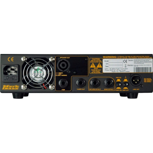 Cabezal para bajo a transistores Markbass Little Marcus 800 Signature Marcus Miller de 800W@4ohm / 500W@8ohm.