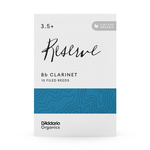 Caja de 10 cañas para Clarinete Sib d'Addario Organic Reserve dureza 3.5+ ODCR10355. Caja de 10 cañas para Clarinete Sib d'Addario Organic Reserve dureza 3.5+ ODCR10355.