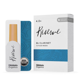 Caja de 10 cañas para Clarinete Sib d'Addario Organic Reserve dureza 4+ ODCR10405.