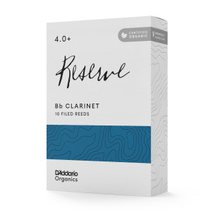 Caja de 10 cañas para Clarinete Sib d'Addario Organic Reserve dureza 4+ ODCR10405. 2