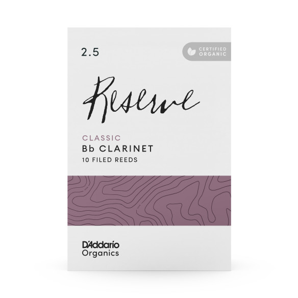 Caja de 10 cañas para Clarinete Sib Organic Reserve Classic dureza 2.5 ODCT1025. Caja de 10 cañas para Clarinete Sib Organic Reserve Classic dureza 2.5 ODCT1025.