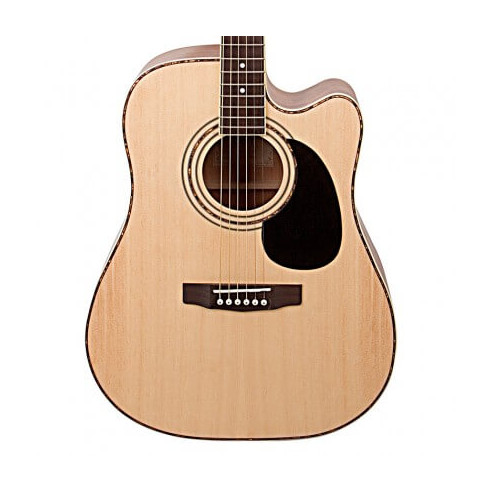 Guitarra electroacústica de 6 cuerdas con cutaway Cort AD880CE NAT