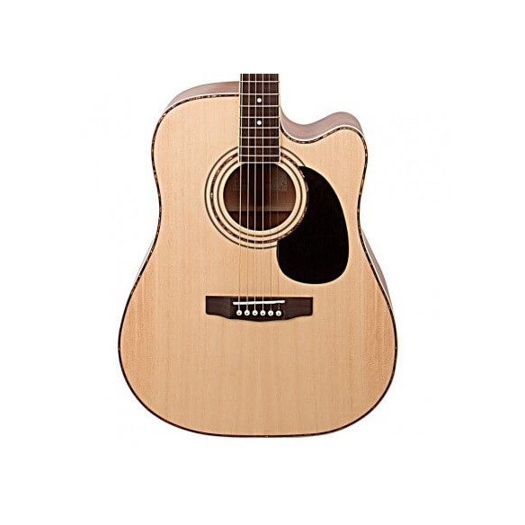 Guitarra electroacústica de 6 cuerdas con cutaway Cort AD880CE NAT