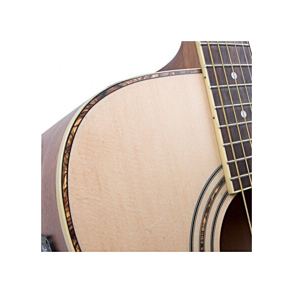 Guitarra electroacústica de 6 cuerdas con cutaway Cort AD880CE NAT