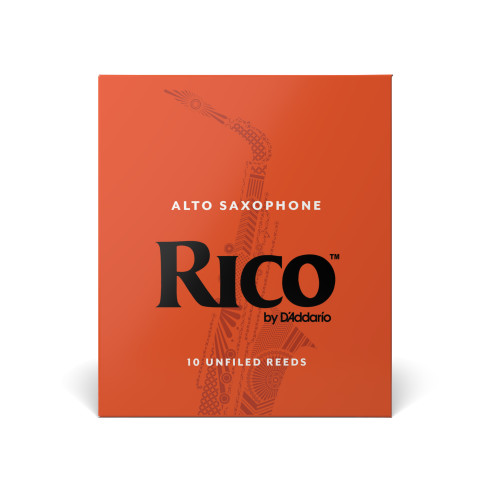 comprar Cañas Saxo Alto D'Addario Rico dureza 2, caja de 10 unidades.