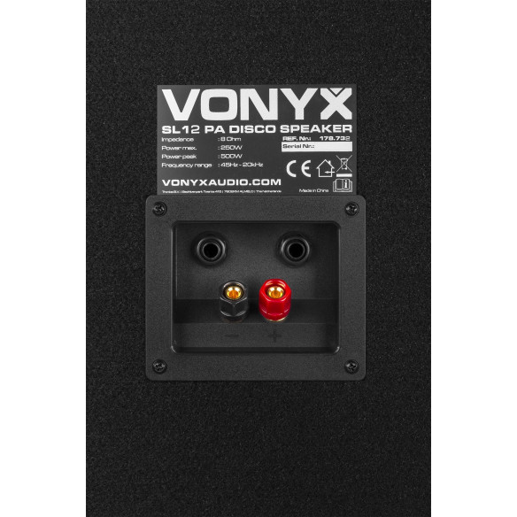Vonyx SL12 Caja Acústica Pasiva disco 12"/30cm 600W