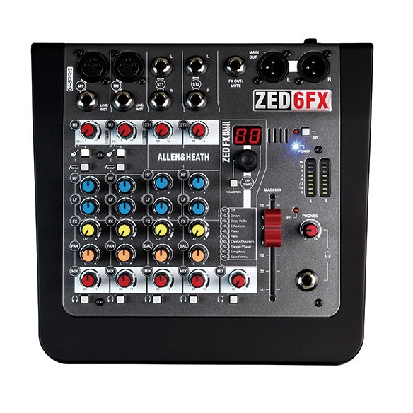 Allen-Heath ZED-6FX  Mezclador 6 canales con efectos