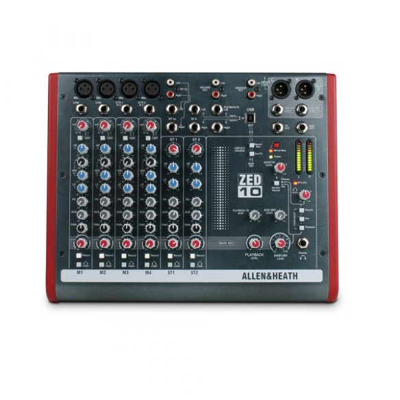 Allen-Heath ZED-10 Mesa de mezclas Allen-Heath ZED-10 Mesa de mezclas