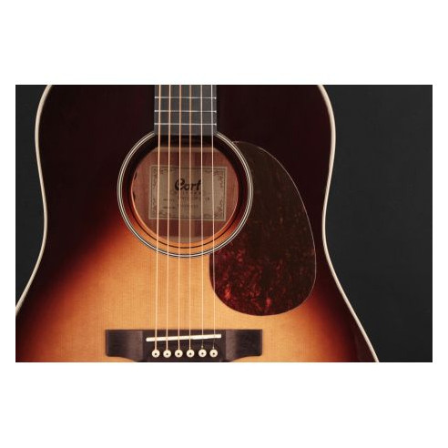 Guitarra acústica Cort EARTH 100SSF en acabado sunburst.
