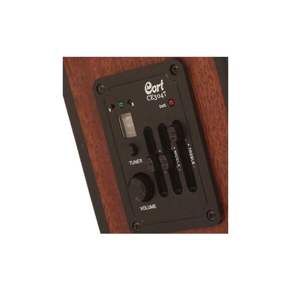 Guitarra electroacústica Cort  SFX-ME OP con tapa de abeto y aros y fondo de caoba