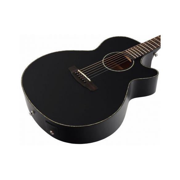 Guitarra electroacústica Cort  SFX-ME BKS con tapa de abeto y aros y fondo de caoba