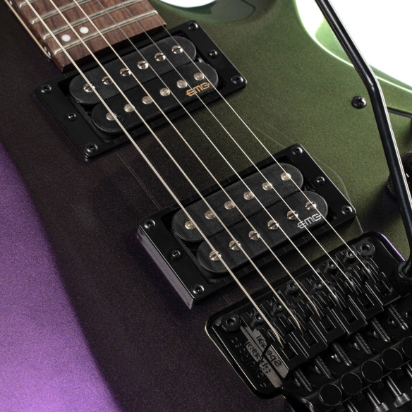 Cort X300 FPU Guitarra eléctrica Púrpura Camaleónico