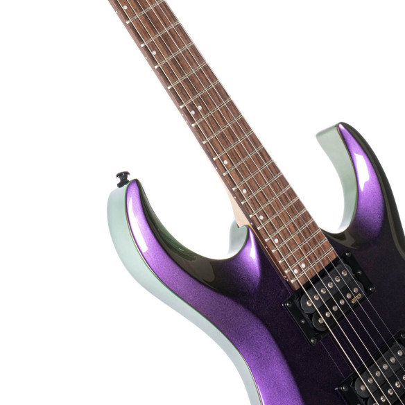 Cort X300 FPU Guitarra eléctrica Púrpura Camaleónico
