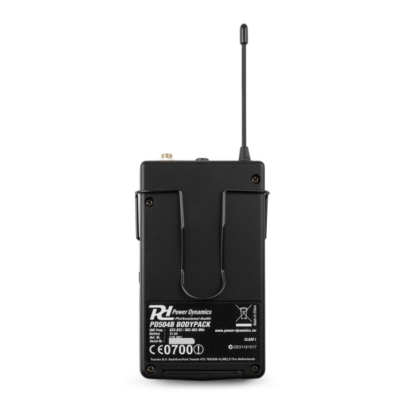 Power Dynamics PD504BP Petaca transmisora para PD504 serie