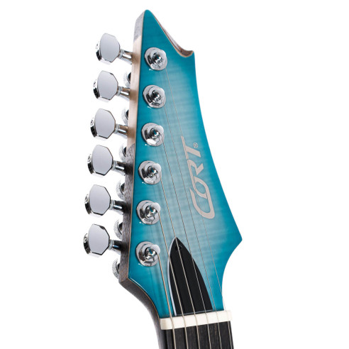 Cort X700 DUALITY II Polar ice burst Guitarra eléctrica c/funda