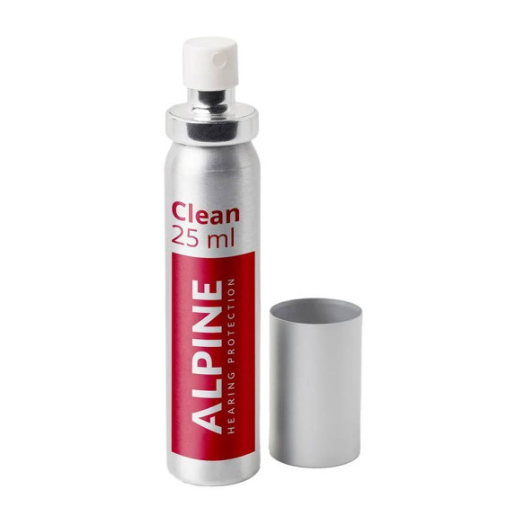 Alpine Clean Spray limpiador 25 ml. para tapones oidos
