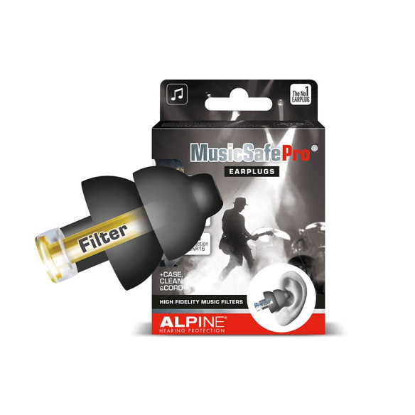 Alpine MusicSafe Pro Negros Tapones oidos