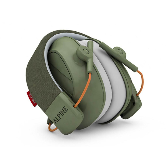 Alpine Cascos Protectores oidos niños Color verde