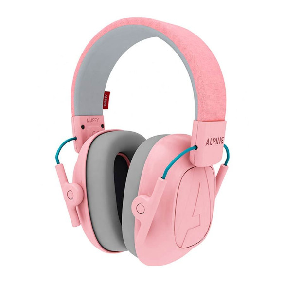 Alpine Cascos Protectores oidos niños Color rosa