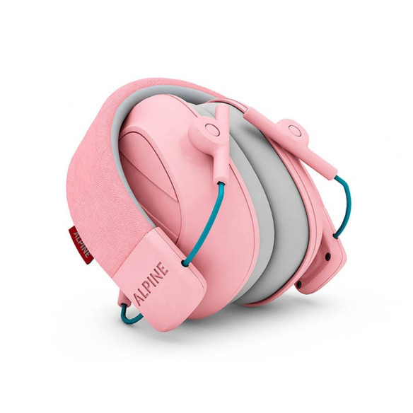 Alpine Cascos Protectores oidos niños Color rosa