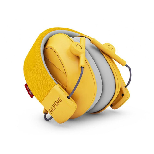 Alpine Cascos Protectores oidos niños Color amarillo