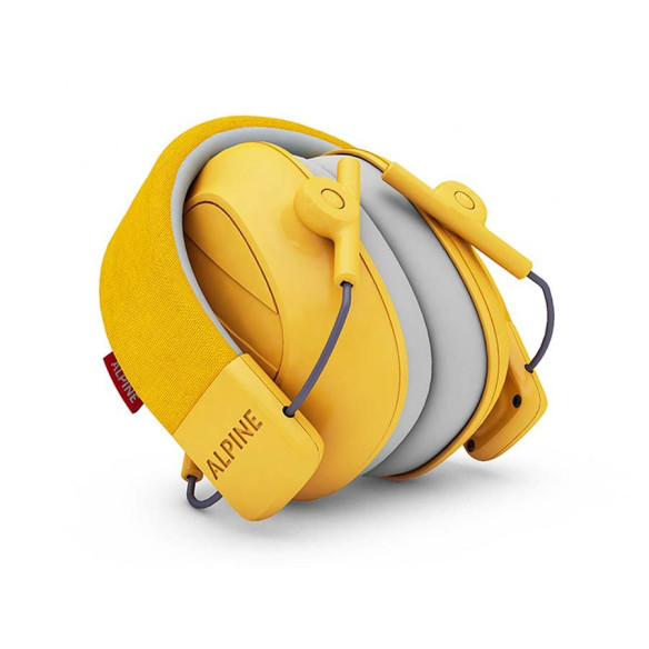 Alpine Cascos Protectores oidos niños Color amarillo