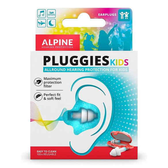 Alpine Pluggies Kids Tapones oidos para niños